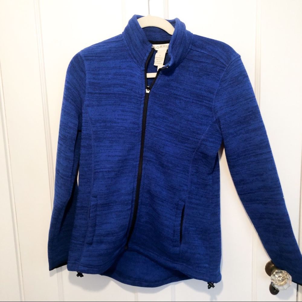 NWT Orvis Blue Zip Up Jacket Size S